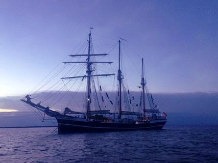 Thor Heyerdahl at anchor off Gotland (Image: FAU/Susanne Langer)