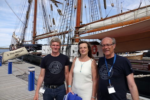 Prof. Dr. Thomas Eberle, FAU, Prof. Dr. Katrin Niglas, Vice-Rector for Research of Tallinn University, und Prof. Dr. Günter Leugering, Vice President for International Affairs of FAU (Image: FAU/Fabian Lurz)